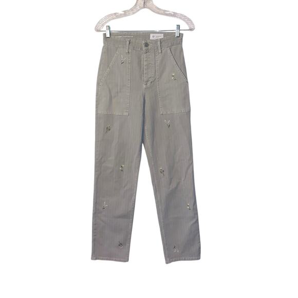 AG ADRIANO GOLDSCHMIED Pant 23 RELAXED STRAIGHT VTG Embroidered - Picture 3 of 13